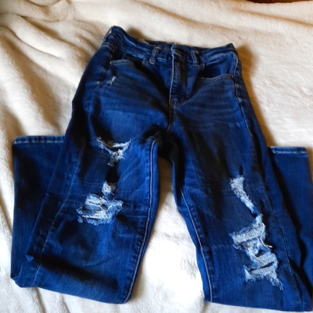 American Eagle ripped jeans